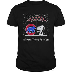 Snoopy And Chicago Cubs Always There For You Shirt